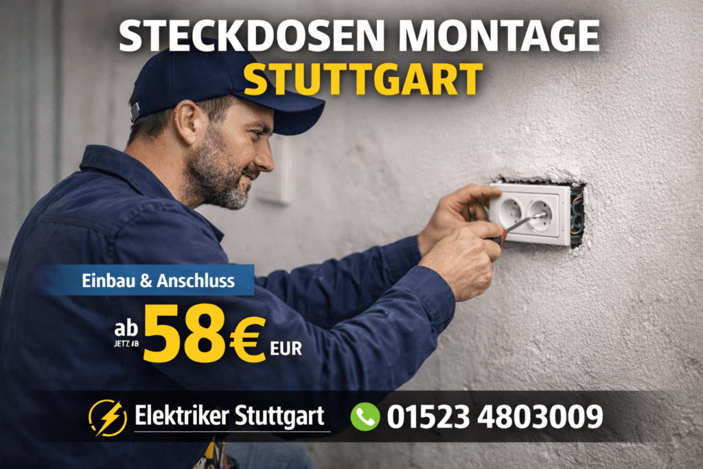 Steckdosen Montage