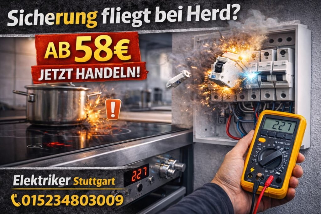 Sicherung fliegt bei Herd