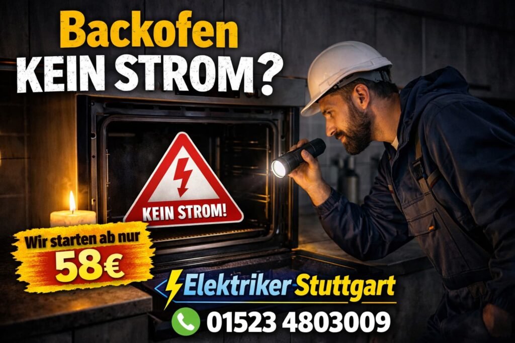Backofen kein Strom