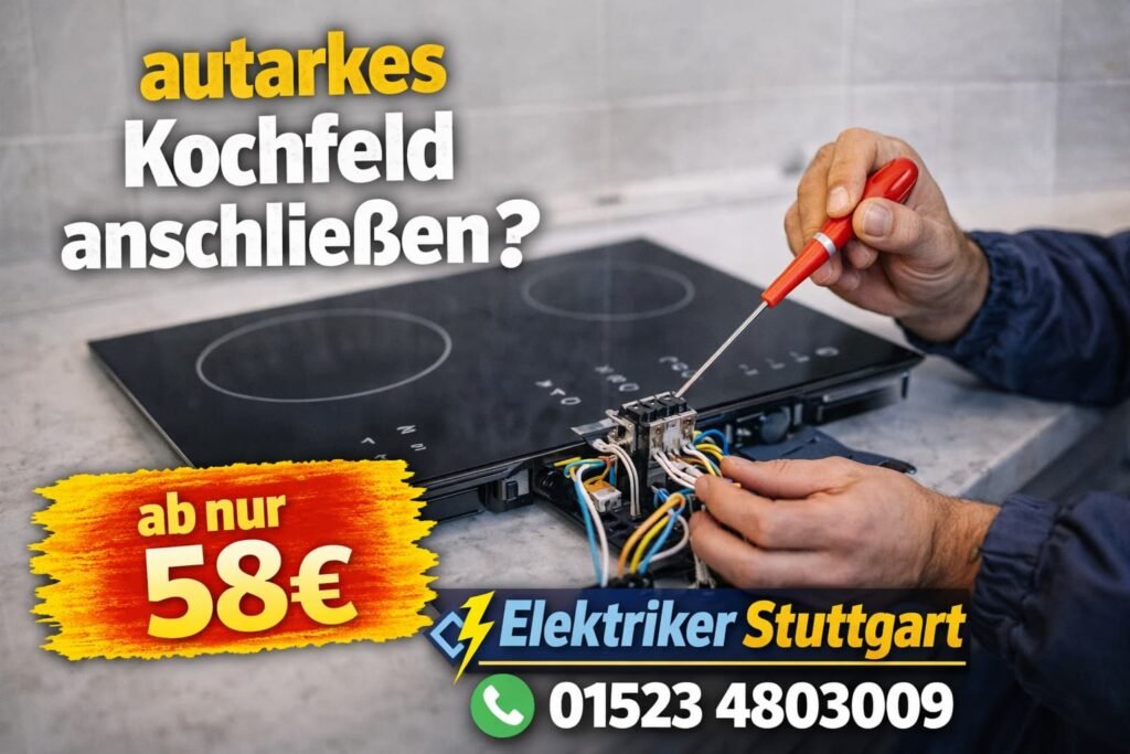 autarkes kochfeld anschließen