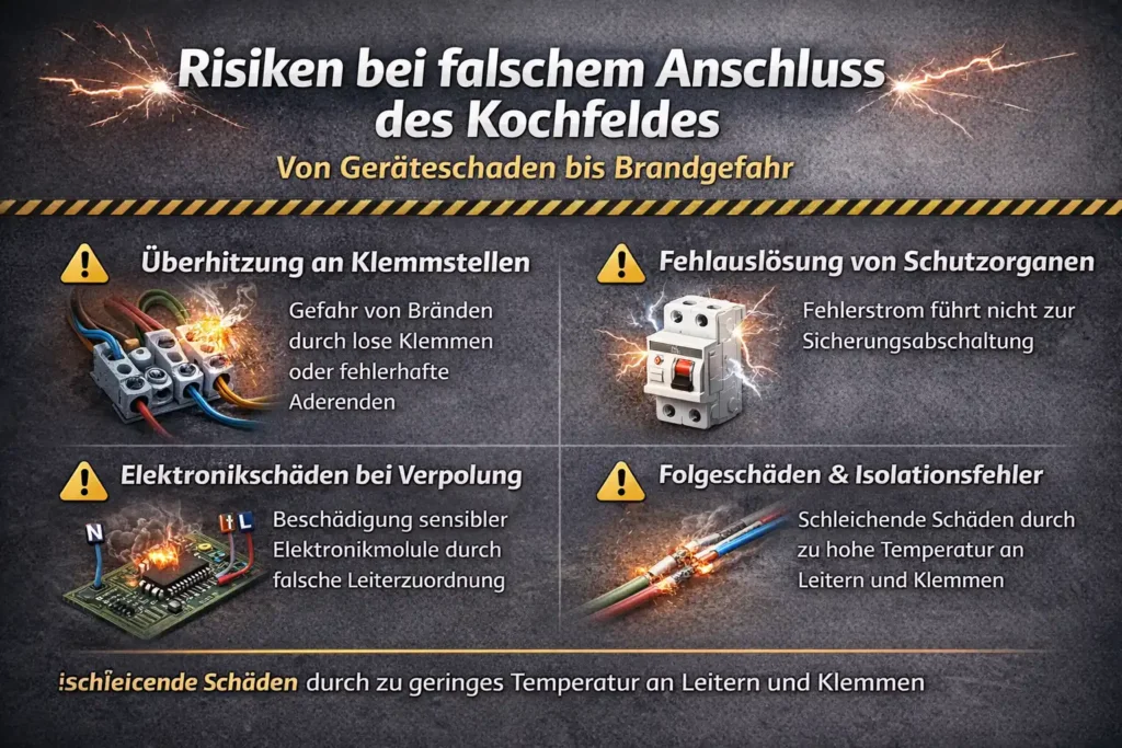 Welche Risiken bei falschem Anschluss drohen – von Geräteschaden bis Brandgefahr