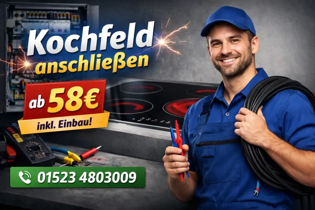 kochfeld anschließen