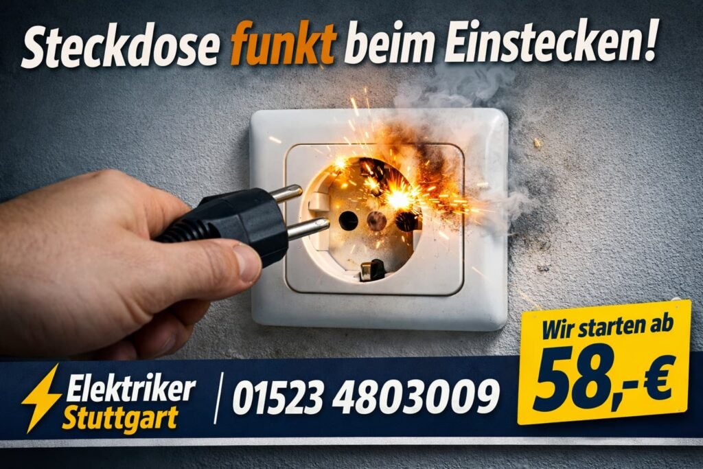 steckdose funkt beim einstecken