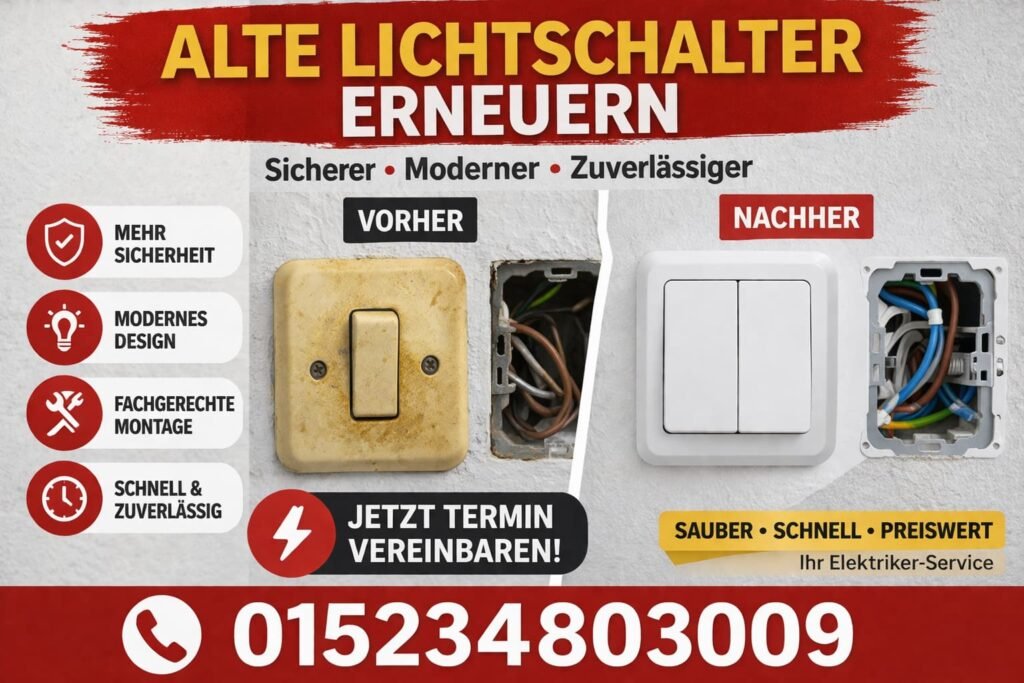 Alte lichtschalter erneuern | Anleitung, Kosten und Tipps