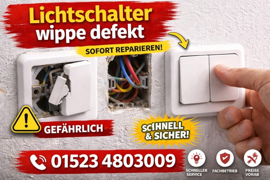 Lichtschalter wippe defekt | Ursachen, Reparatur und Hilfe