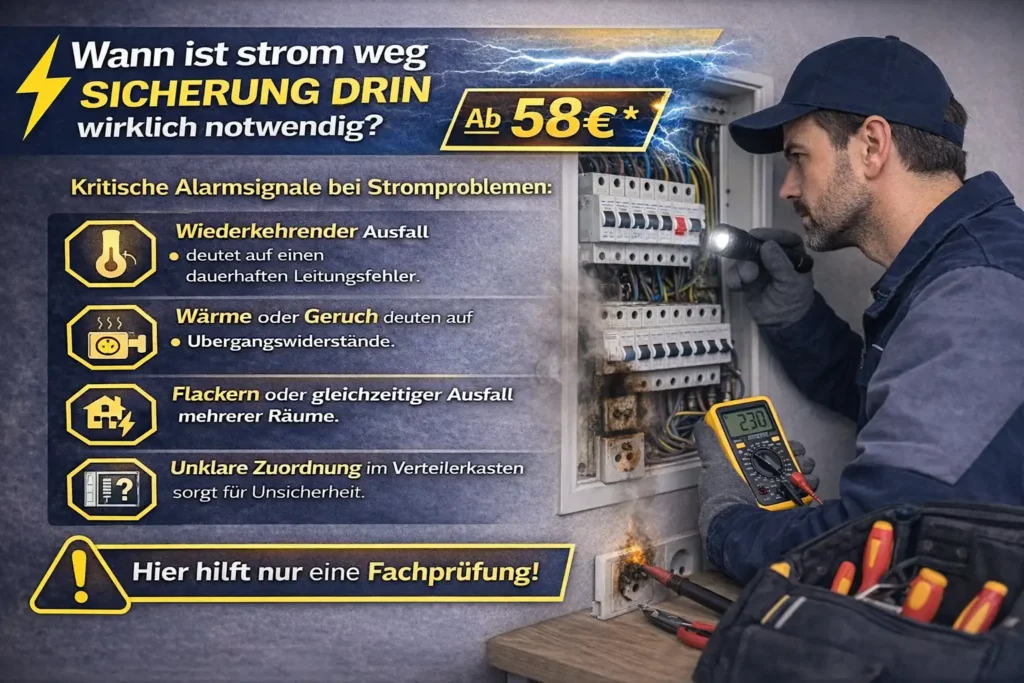 Wann ist strom weg sicherung drin wirklich notwendig?