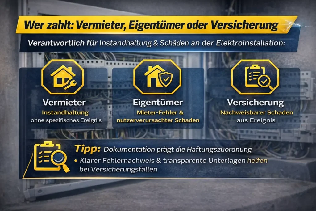 Wer zahlt: Vermieter, Eigentümer oder Versicherung