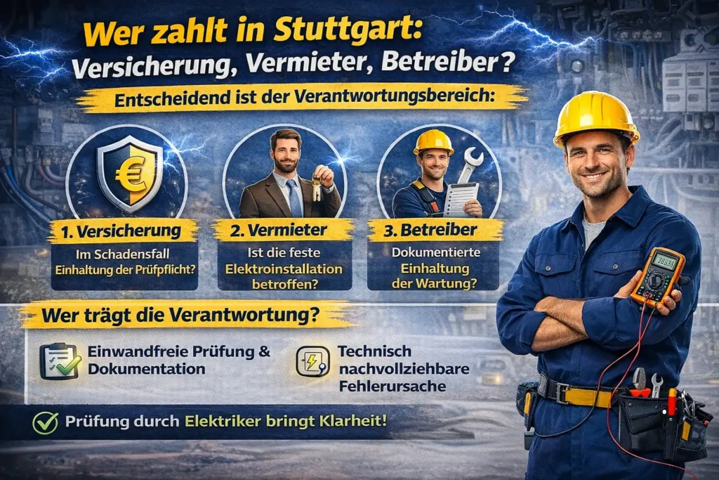 Wer zahlt in Stuttgart: Versicherung, Vermieter, Betreiber?