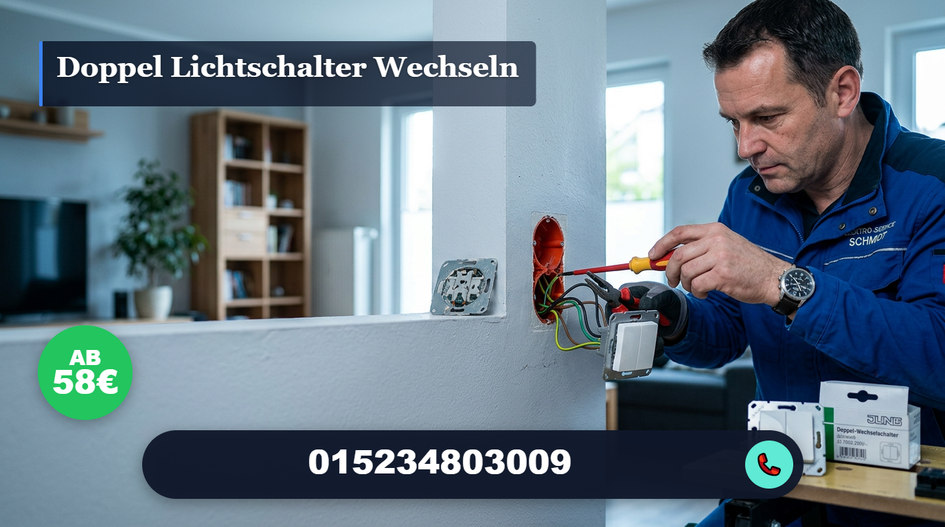 doppel lichtschalter wechseln