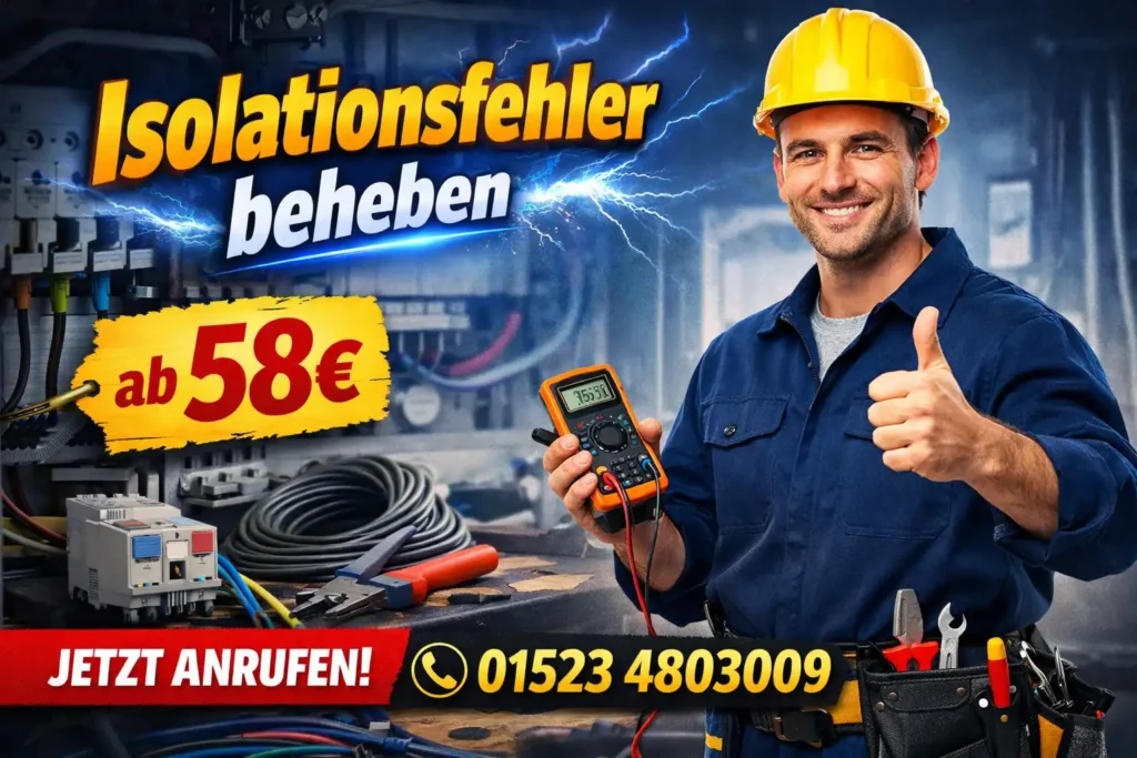 isolationsfehler beheben