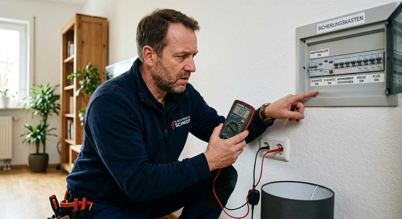 kein strom auf steckdose sicherung drin