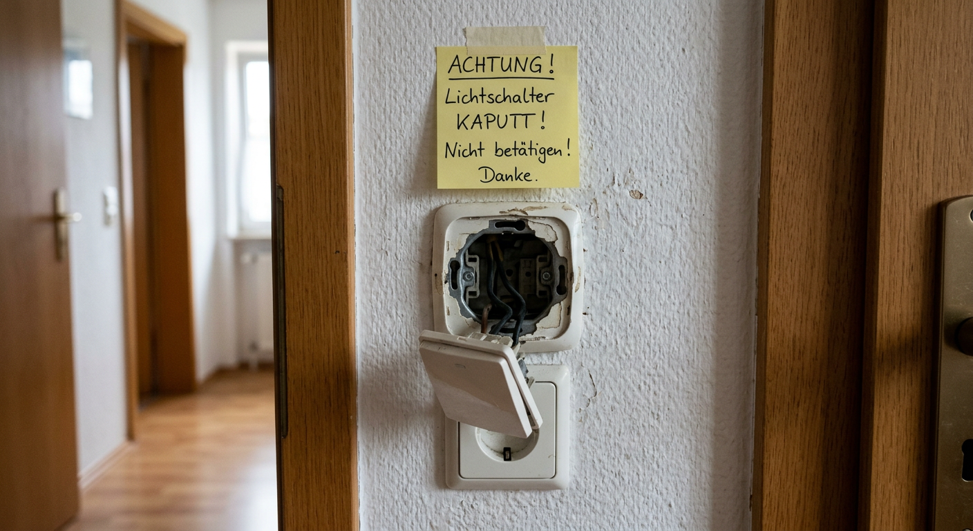 lichtschalter kaputt