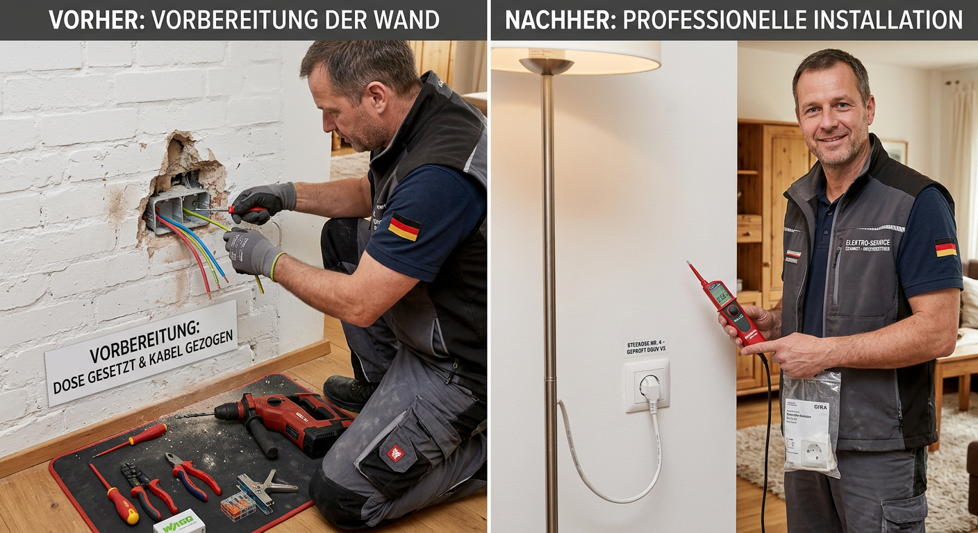 neue steckdose setzen