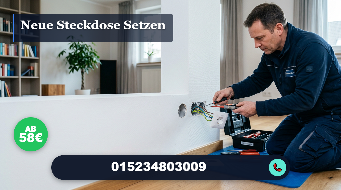 neue steckdose setzen
