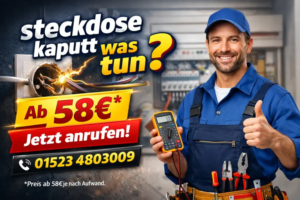 steckdose kaputt was tun