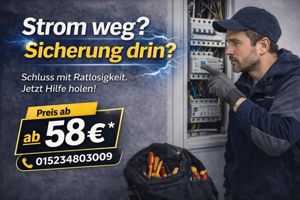 strom weg sicherung drin