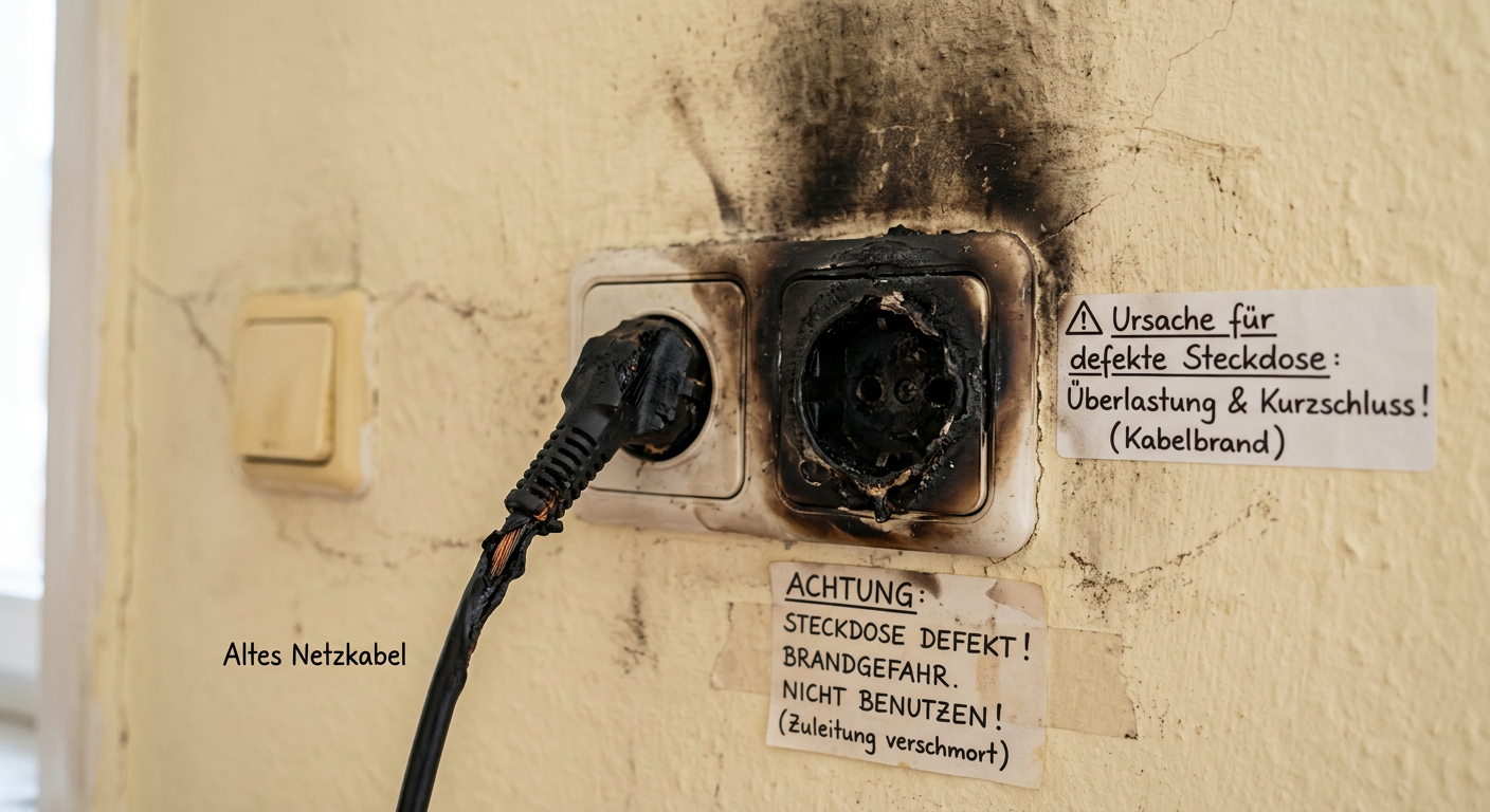 ursache für defekte steckdose