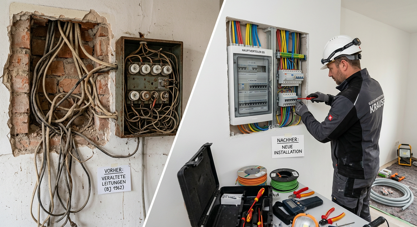 elektrische leitungen erneuern