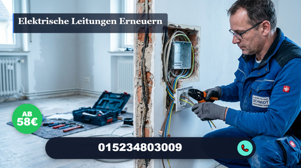 elektrische leitungen erneuern