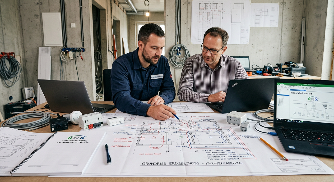 knx installation planen