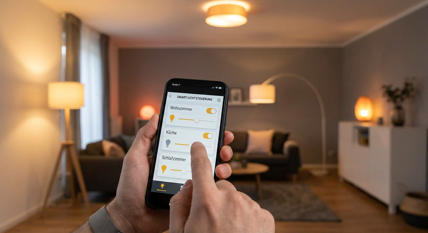 licht über smartphone steuern