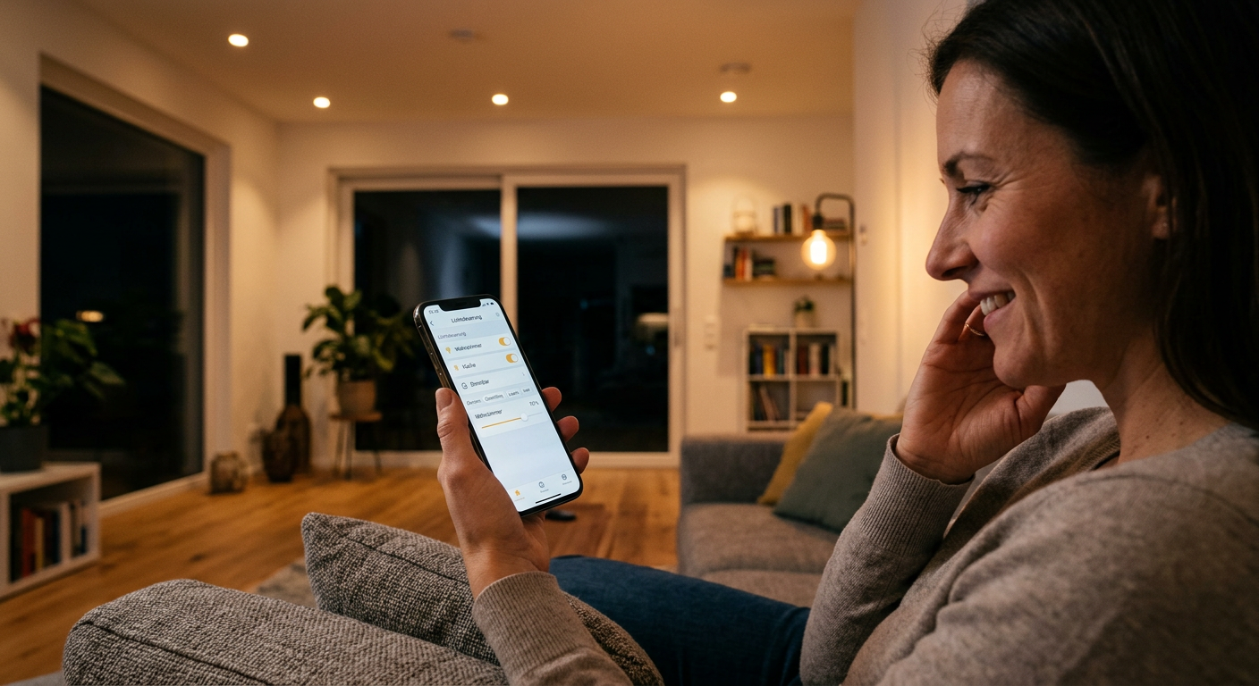 licht über smartphone steuern