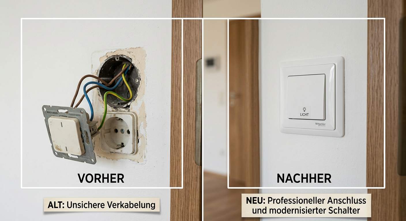lichtschalter anschließen