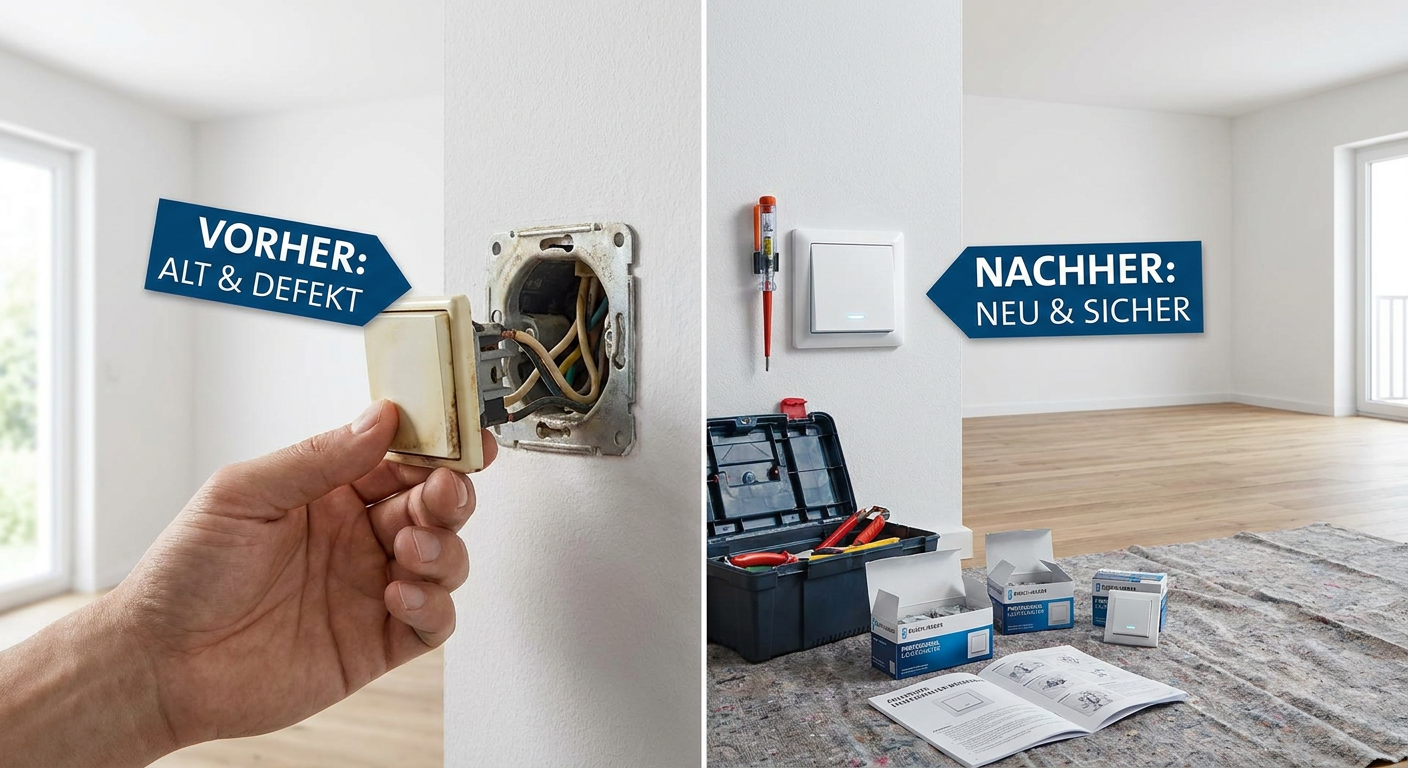 lichtschalter wechseln