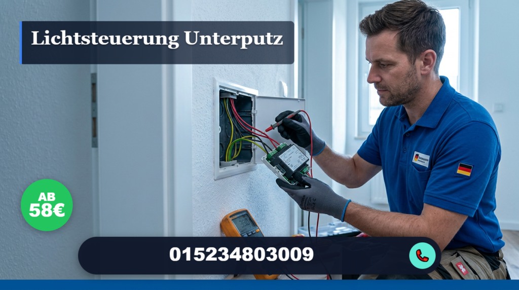 lichtsteuerung unterputz