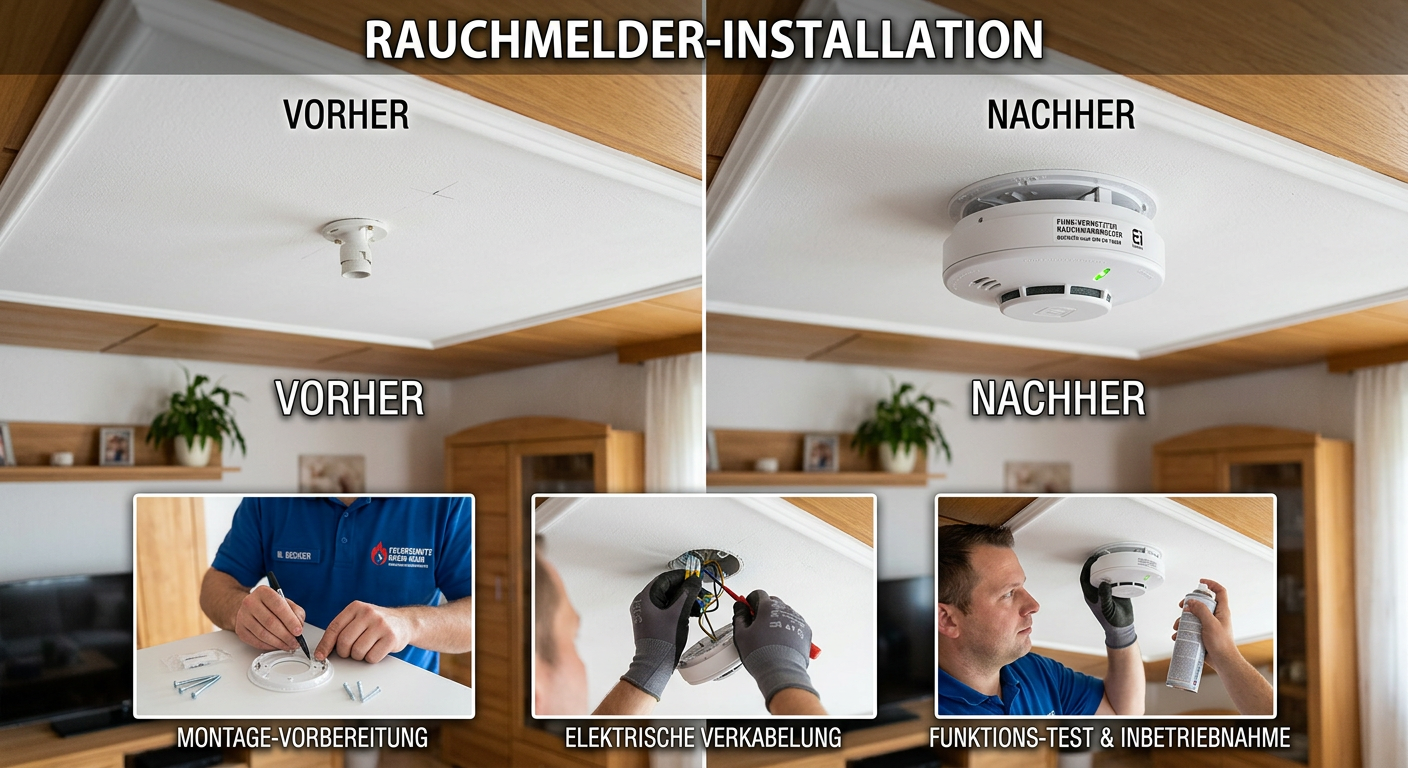 rauchmelder installation