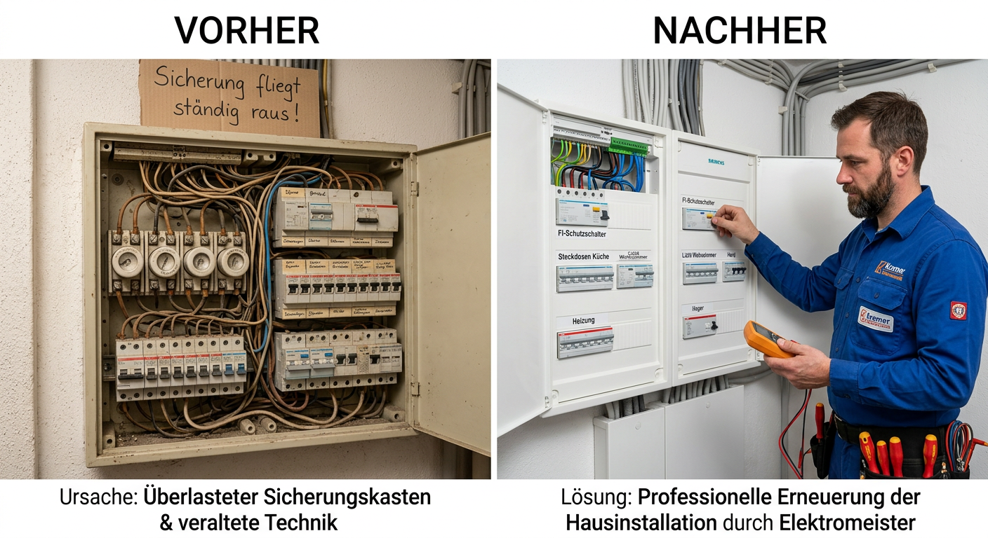 sicherung fliegt ständig raus