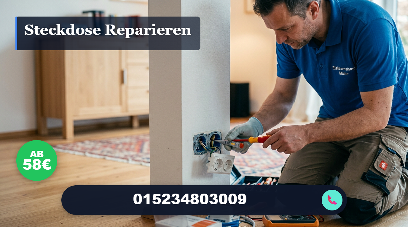 Steckdose reparieren