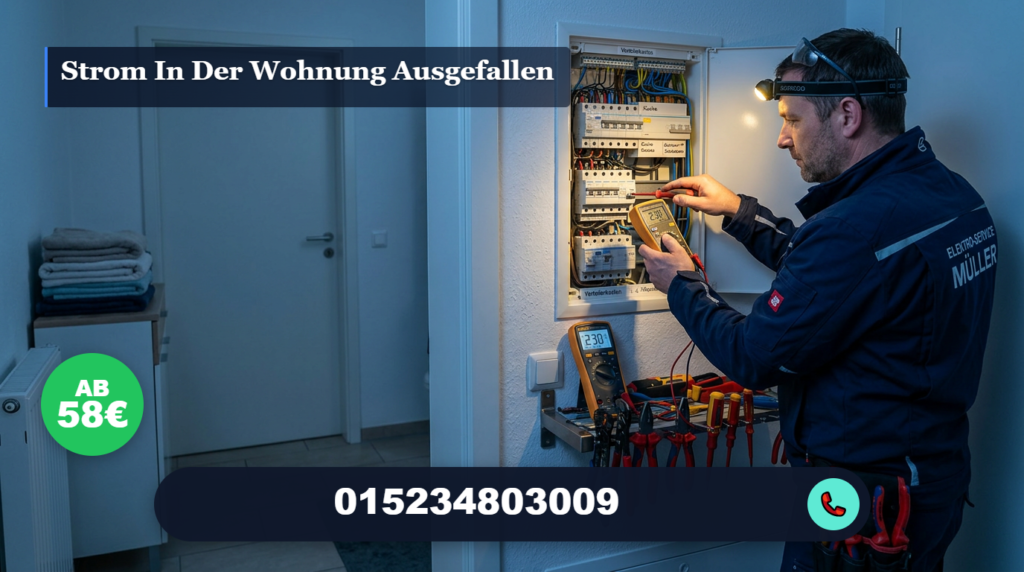strom in der wohnung ausgefallen