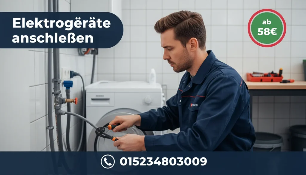 elektrogeräte anschließen