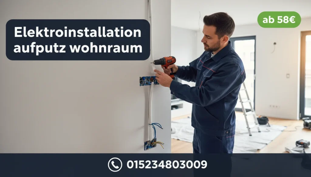 elektroinstallation aufputz wohnraum