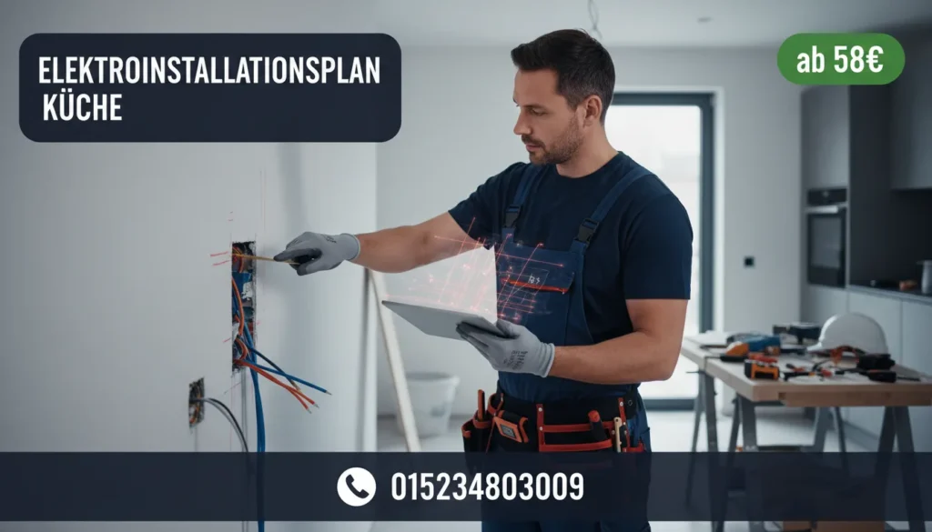 Elektroinstallationsplan Küche