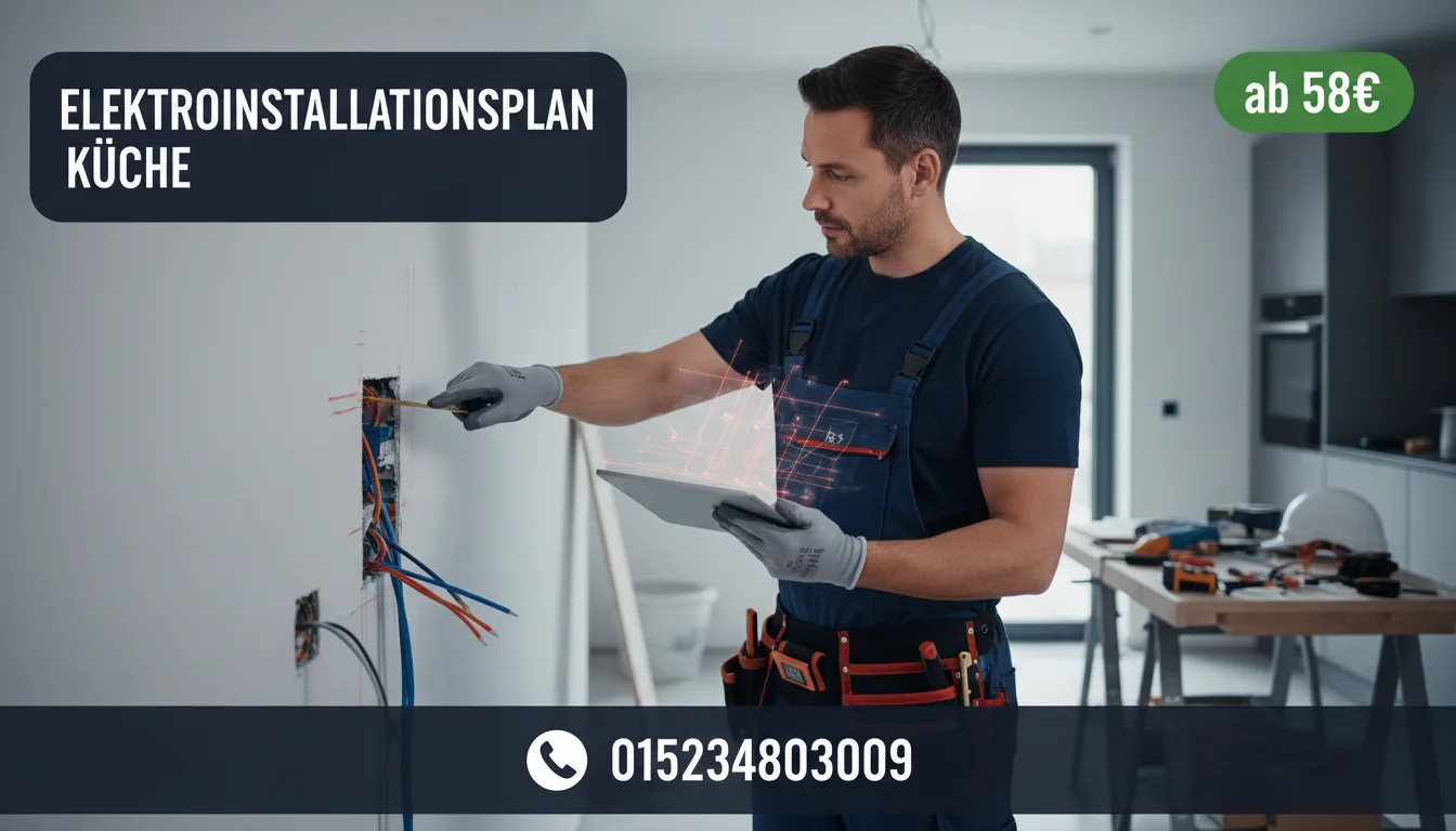 Elektroinstallationsplan Küche