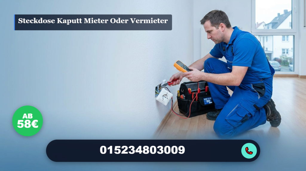 steckdose kaputt mieter oder vermieter