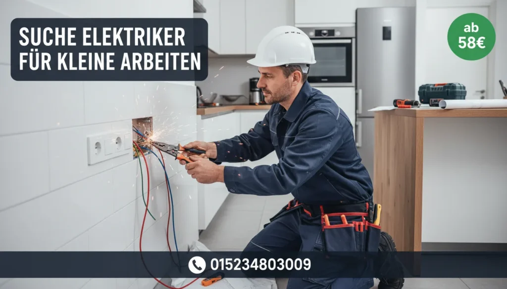 Suche Elektriker für kleine Arbeiten