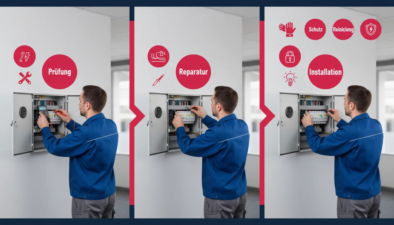 Suche Elektriker für kleine Arbeiten – Lösung