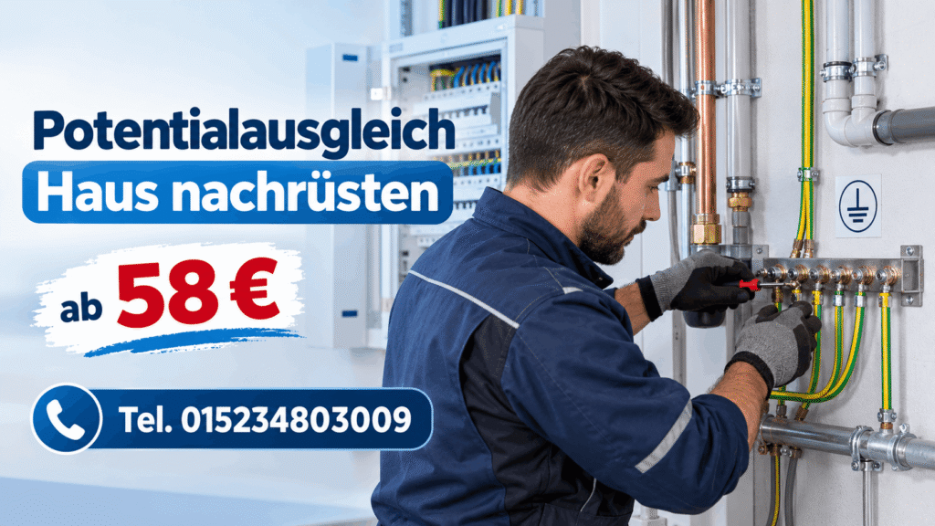 Potentialausgleich Haus nachrüsten – Vorher-Nachher-Vergleich der Elektroinstallation