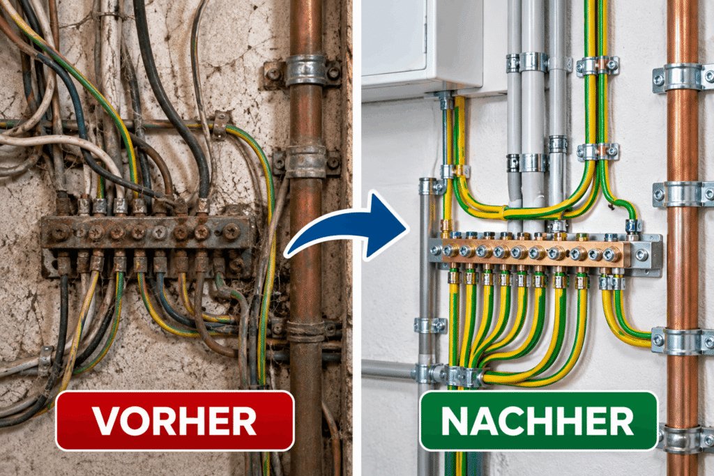 Professioneller Potentialausgleich für mehr Sicherheit im Haus
