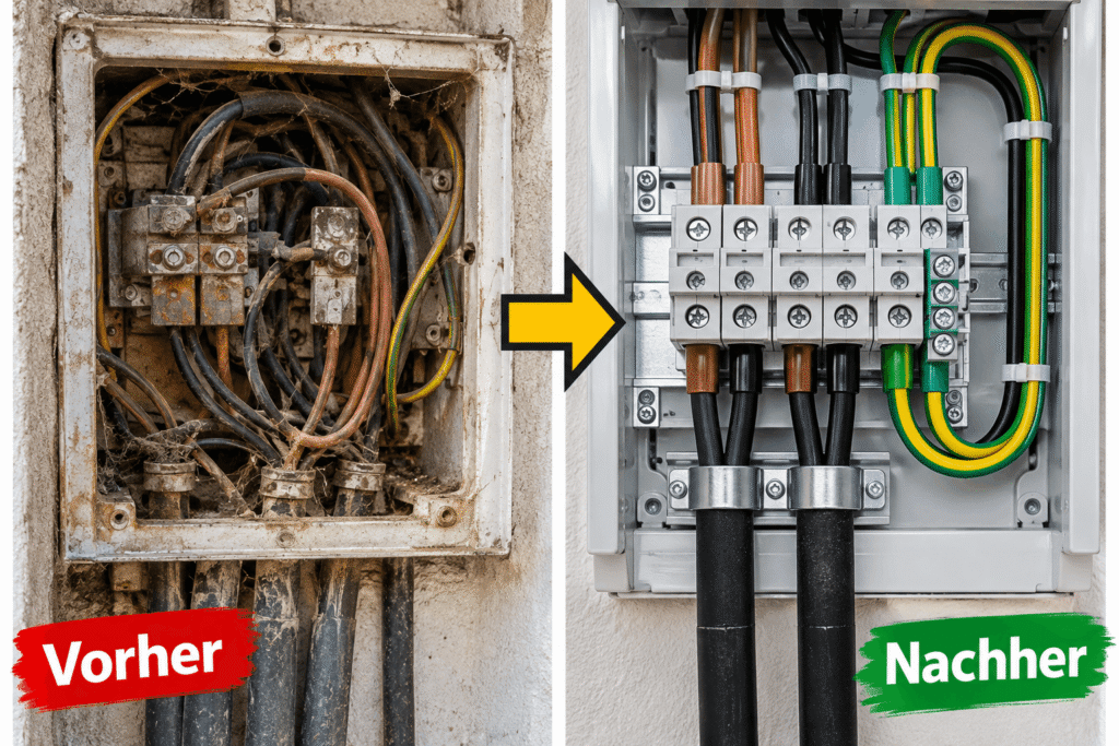 Hausanschluss ohne Nullleiter sicher prüfen und professionell modernisieren