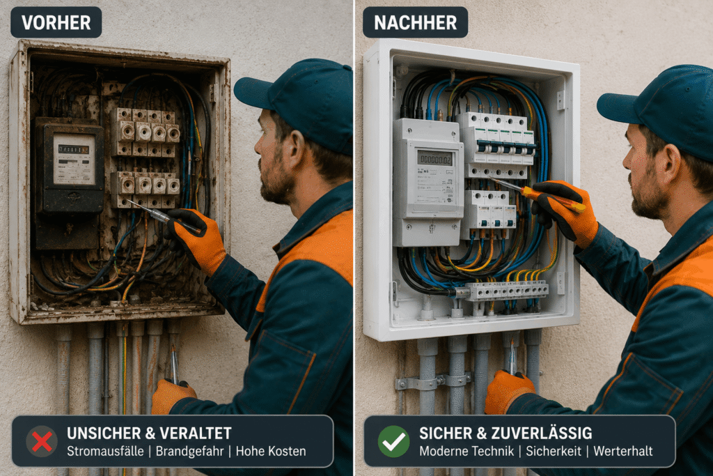 Hausanschluss Strom defekt – Stromanschluss prüfen, Fehler beheben und elektrische Sicherheit wiederherstellen